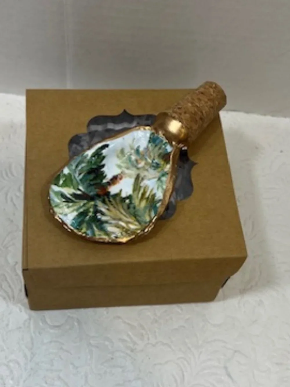 Handcrafted natural decoupage